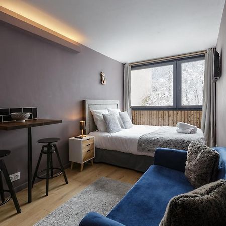 Beautiful Mountain View Studio By The Lake Chamonix Exterior photo